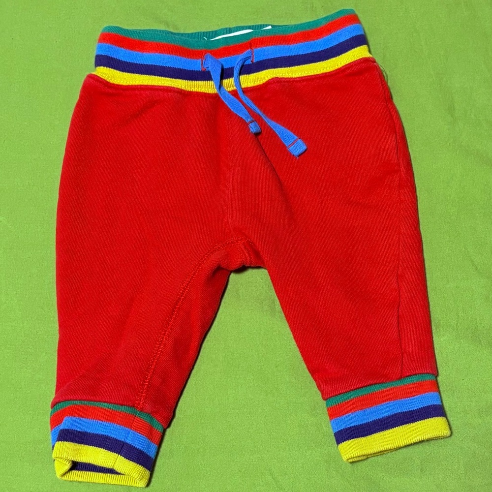 Baby Boden Multicolor Striped Baby Pants